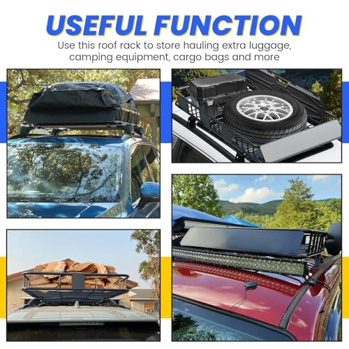 59" x 39" x 5.1" Universal Adjustable Roof Rack Cargo Carrier (67" x 39" x 5.1")