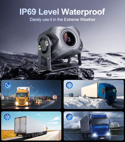 6 Channel 1080P Backup Camera System Dash Cam for Truck