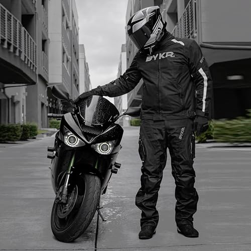 All Weather Motorcycle Gloves for Men & Women (Black / 3X-Large)