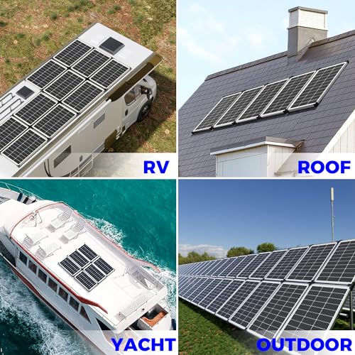 200W 12V Solar Panel 25% High Efficiency 9BB Cell Monocrystalline
