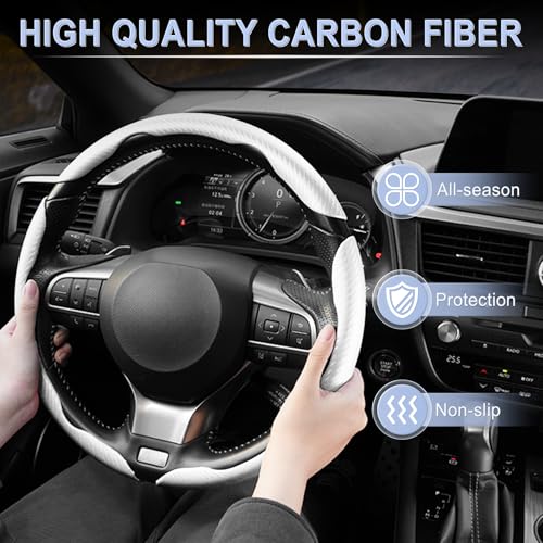 3pcs Carbon Fiber Anti (White / Universal (3pcs))