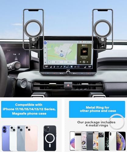 Car Phone Holder for 2026 Toyota RAV4 (fit for 2026 Toyota RAV4/Hybrid(10.5 Inch Screen))