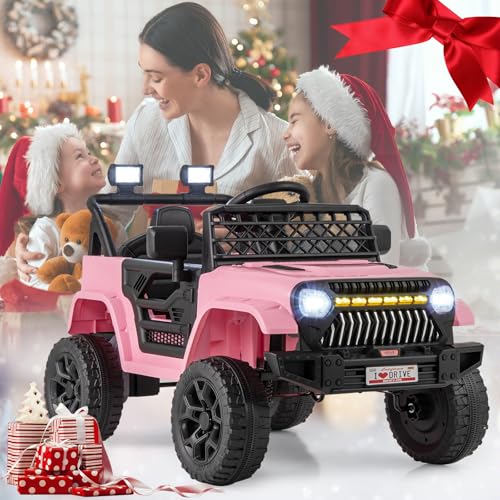 Kids Ride On Truck (Pink / 37" × 24.5" × 25.5'')