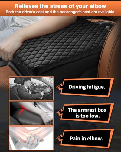 Center Console Cover for Dodge Ram 1500 2026 2025 (Size for Dodge Ram 1500 2500 3500 2019-2026)