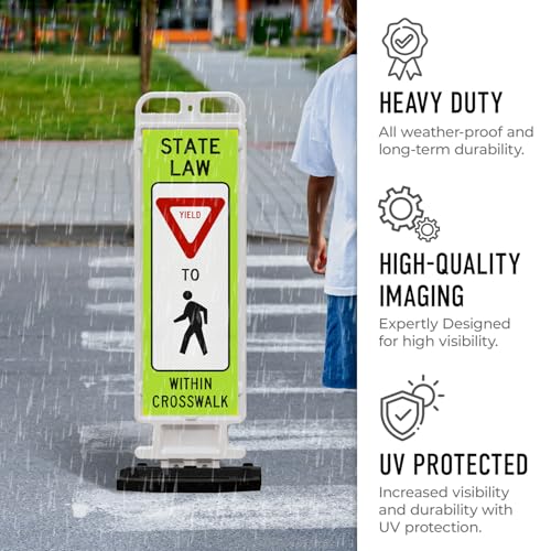 State Law Yield for Pedestrian Within Crosswalk R1 (Yield For Pedestrian Within Crosswalk)
