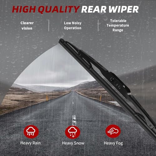 Windshield Wiper Blades Replacement for Honda CRV CR (26"+16"+12"(Set of 3))