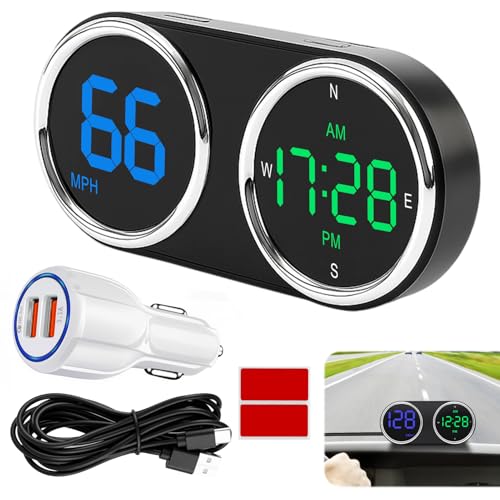 GPS Digital Speedometer for Car MPH (Colorful MPH KM/H Speedometer)