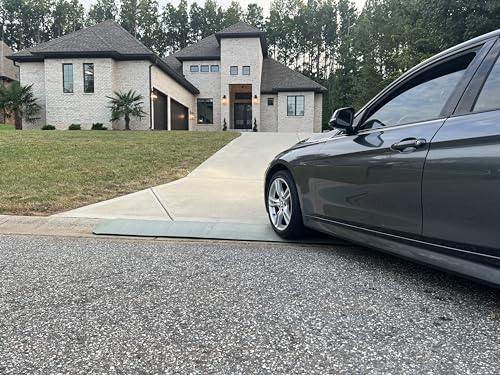 Gray Color Driveway Curb Ramps