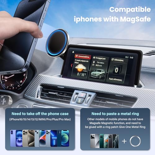 Car Phone Holder Compatible with BMW X1 2016 (For BMW X1 2016-2022, X2 2018-2023 8.8inch screen)