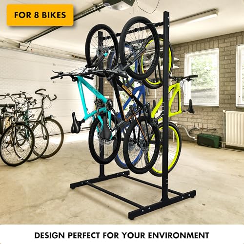 Freestanding 8 Bike Storage Rack 2 (8 Bikes)