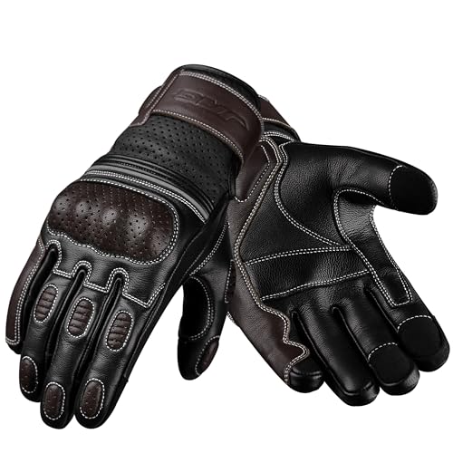Motorcycle Gloves (Ninja Brown / X-Large)