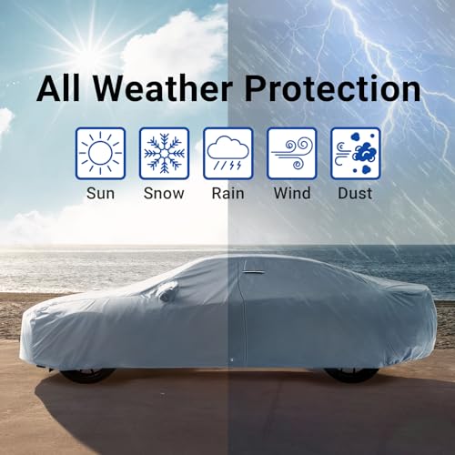 Car Cover for 2005 (29. Mustang Fastback, GT, Ecoboost, Mach 1 2005-23 / Sky Gray)
