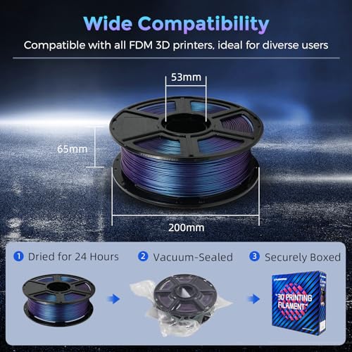 PLA Filament 1.75mm + (Nebula Purple)
