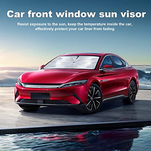 Car Windshield Sun Shade Umbrella (M(55"x31"))