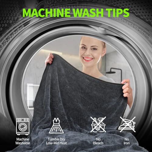 Ultra Absorbent Car Drying Towels with Storage Bag