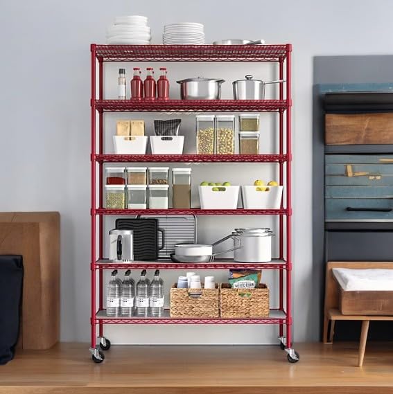 Organize in Style with The Members Mark 6 (1 PACK / Red)