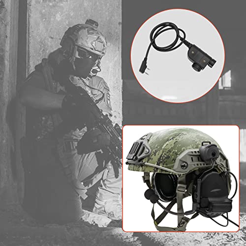 Tactical Headset with U94 PTT 2 (Black)