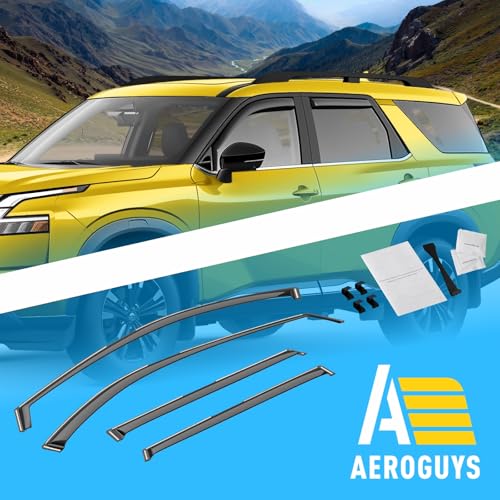 Extra Durable Window Deflectors in (For Nissan Pathfinder 22-26)
