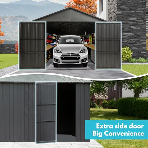 Domi 12'x20' Metal Garage Shed (12x20FT)
