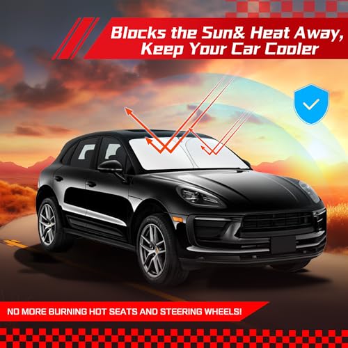 Windshield Sun Shade for Porsche Macan 2014 (for Porsche Macan 2014-2024)
