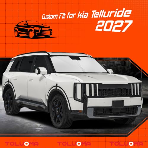 Custom Fit Windshield Sun Shade for Kia Telluride 2027 (Kia Telluride 2027)
