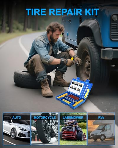 Tire Repair Kit with Plugs (Boxed Type - 19 PCs)