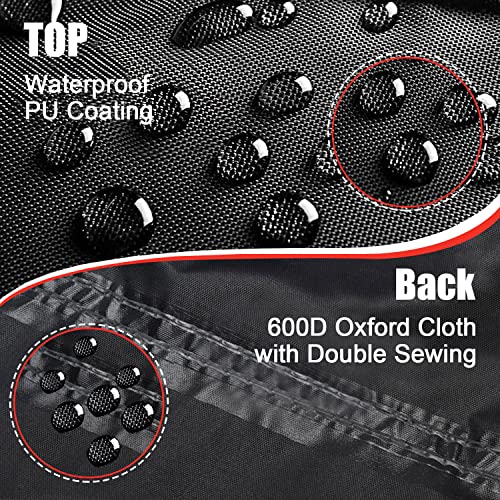 Comnova Motorcycle Cover 81 Inch (Premium - Black / 81 Inch)