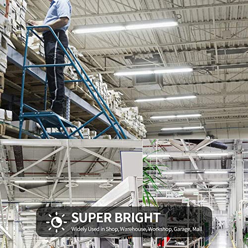 6-Pack), 8FT LED Shop Light, Super Bright 120W Shop Lights, 19800LM 5000K 8 Foot Led Lights, Linkable 96" Shop Lights Lighting for Garage with Plug, U Shape T8 8' Led Light Fixtures (8FT 6PCS)