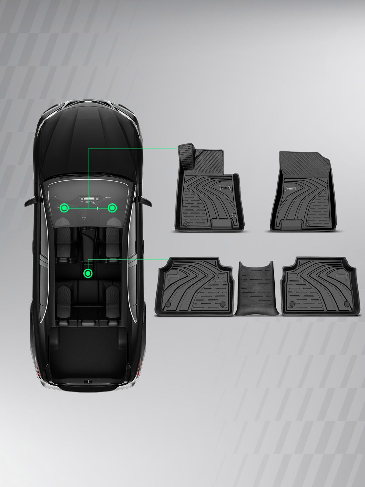 Automotive Floor Mats for Hyundai (Style B)