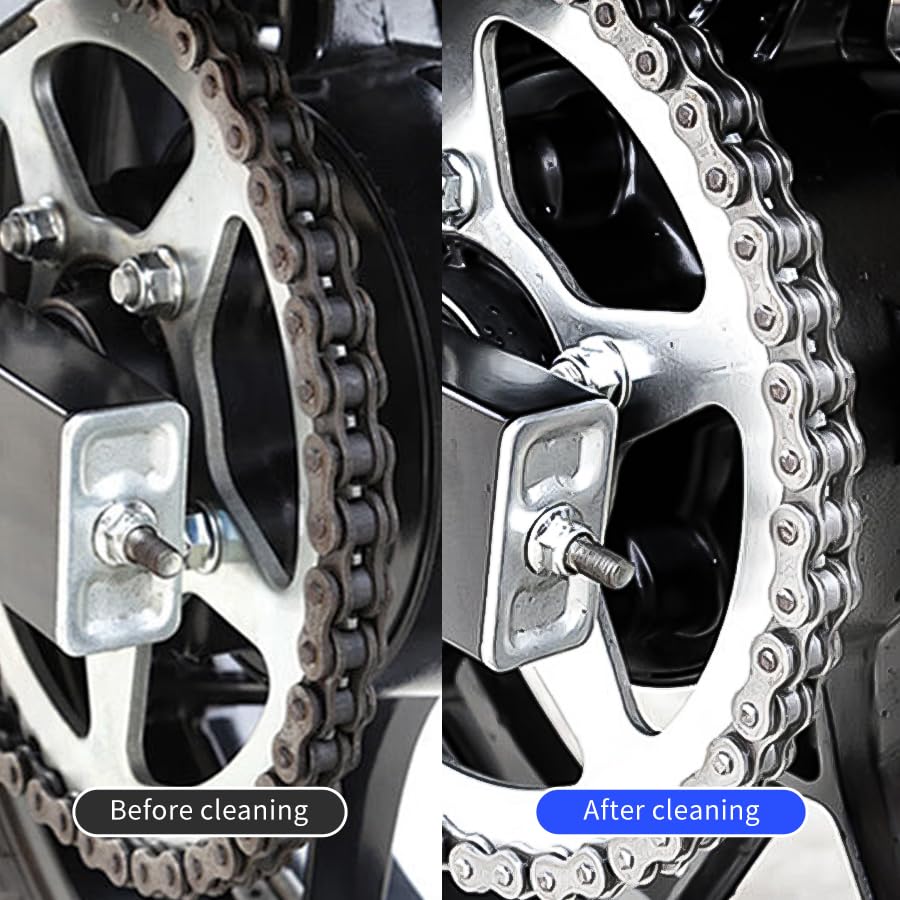 MotorcycleBicycle Chain Cleaner and Gear Cleaning Tool (Set of 3)