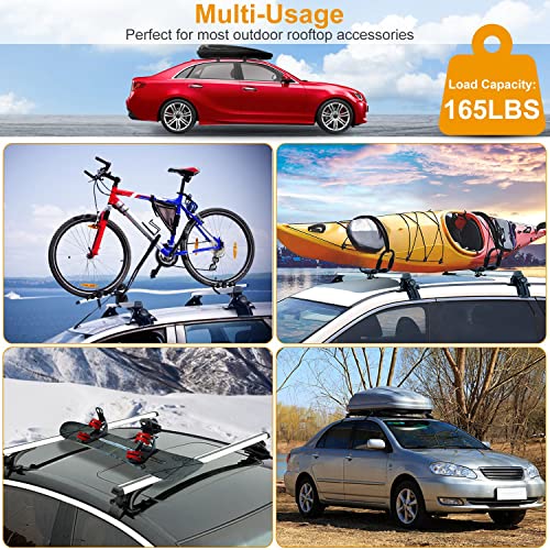2Pcs Universal Roof Rack Cross Bars