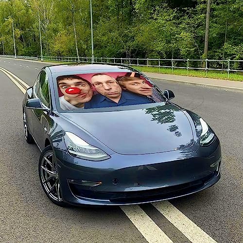 Custom Car Windshield Sunshade Umbrella (UmbrellaStyle-7 / Expanded: 147 × 75 cm, Folded: 33 × 11 cm)