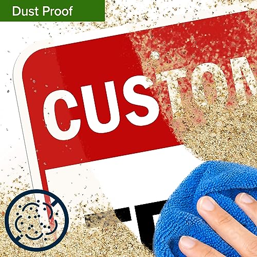 Custom Sign Custom Sign for Business (Header - Vertical / 12x18 - Aluminum)