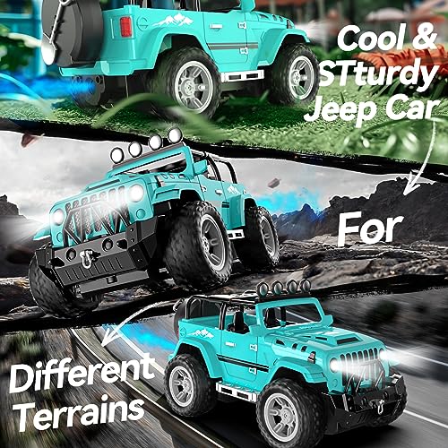 Remote Control Car with Fog Mist & Music (Blue)