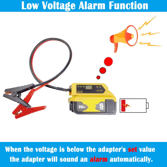 Battery Jumper Cables Compatible with De.Walt Battery Jumper Cables