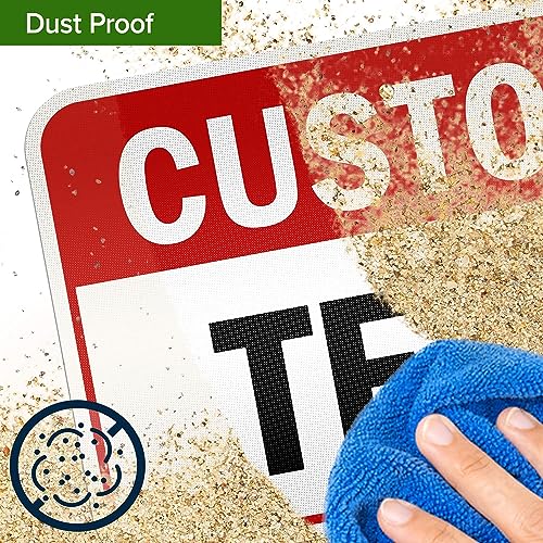 Custom Sign Custom Sign for Business (Header - Horizontal / 12x18 - Aluminum Reflective)