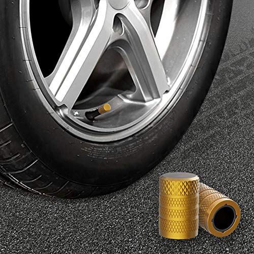 Tire Valve Stem Caps (Yellow)
