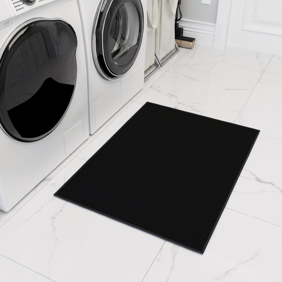 2x2 Indoor Door Mat (Solid Black)
