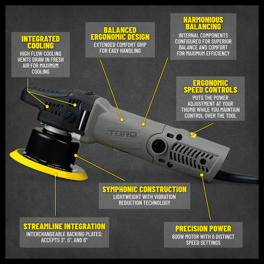 BUF503 TORQX Random Orbital Polisher (1 ITEM KIT)