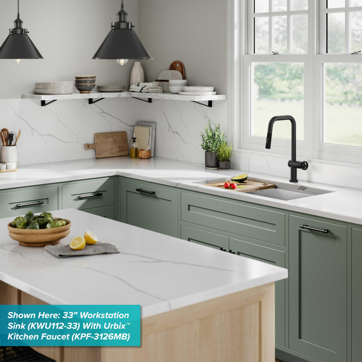 Stainless Steel 23 in Undermount Kitchen Sink KWU111 (Stainless Steel / 23 inch / Sink)