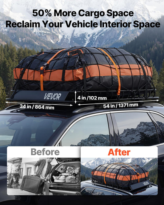 Roof Rack Cargo Basket (54x34in)