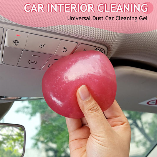 Car Cleaning Gel Car Cleaning Putty Car Putty Car Interior Cleaner (Pink)