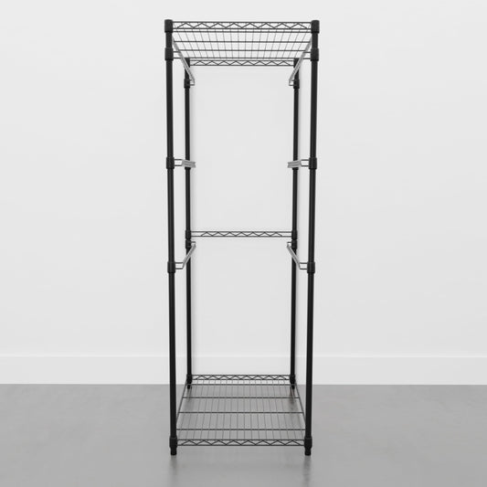 27 Gallon Tote Storage Rack (1 Pack / Black)