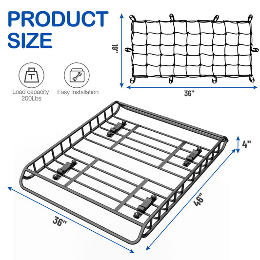 roof Rack Basket 46"*36" (46 inches)