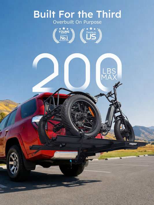 Hitch Mount Trike Rack for Tricycles