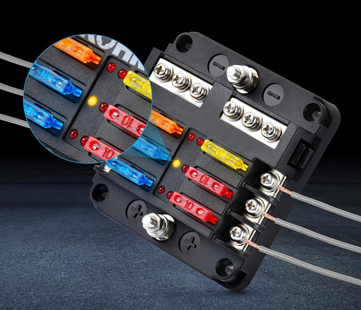 80Pcs) 35 Amp Standard Fuse, 35A Car Blade Fuses for Car/RV/Truck/SUV/Motorcycle/Boat