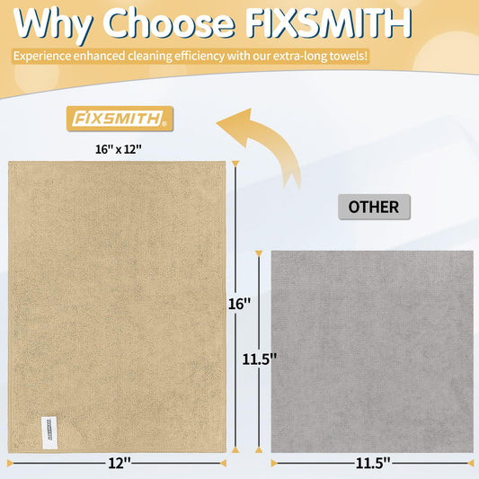 Beige Microfiber Cleaning Cloth (Beige / 8pk)