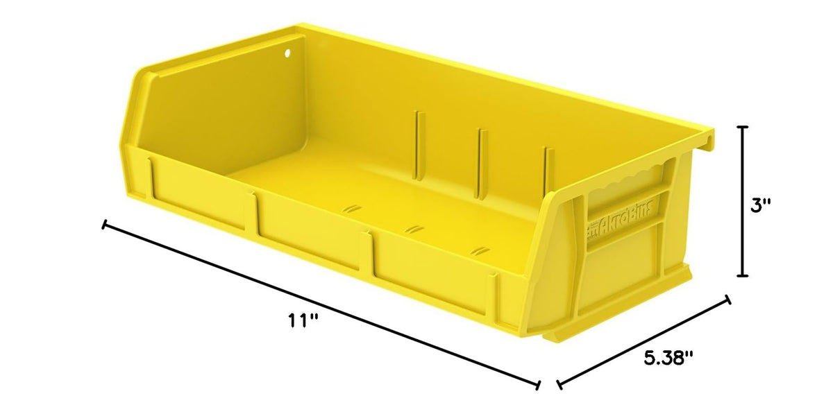 30232 AkroBins Plastic Storage Bins (Yellow)