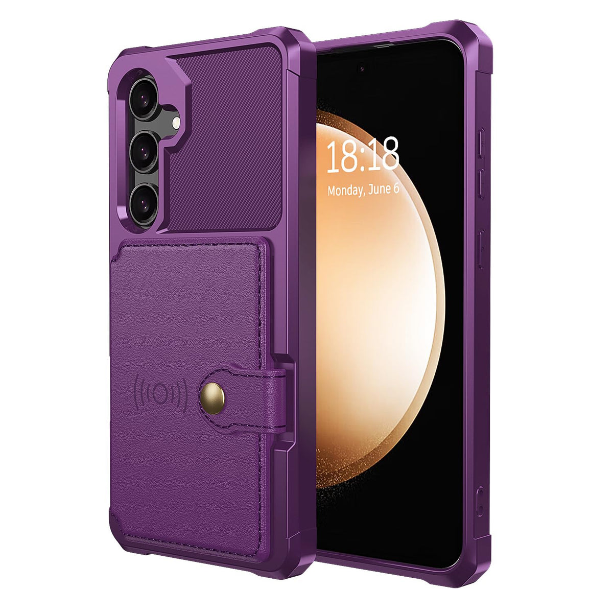 for Samsung Galaxy S25 (Purple / Samsung Galaxy S25/S24)