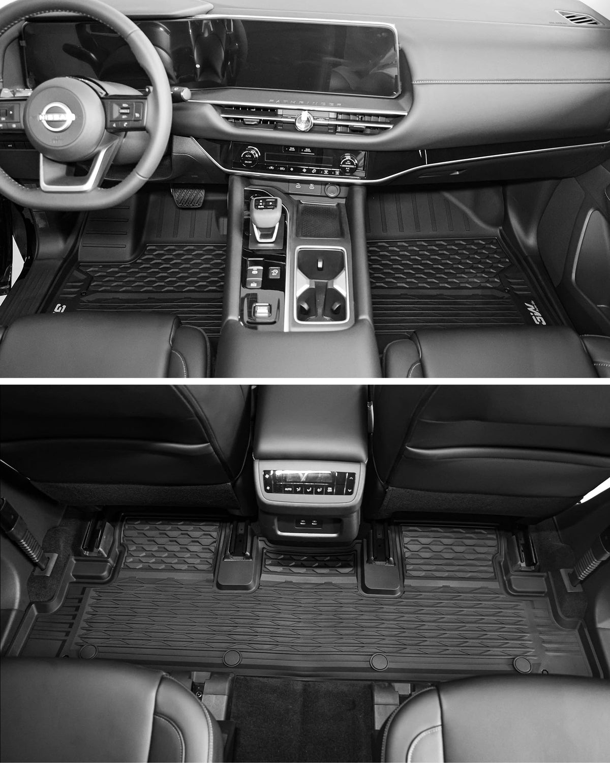 Floor Mats Set for Nissan Pathfinder 7seats 2022